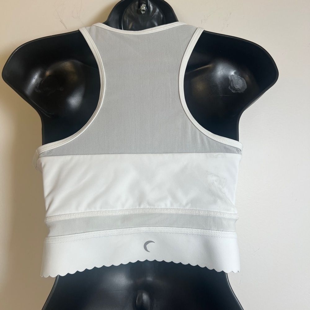 Zyia Active All Star Bra Racerback Medium White - Picture 2 of 5